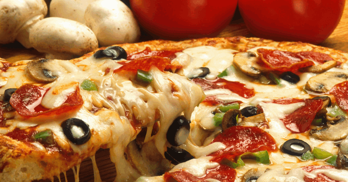 Oferta de Dar gua na Boca! Pizza Grande (8 pedaos) por APENAS R$18,90 na Pizzaria Baruk!!! Diversos sabores!!!
